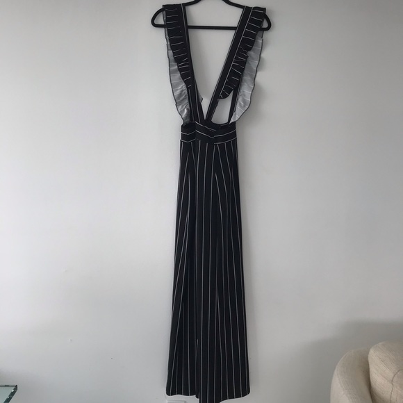 Overall Striped Jumpsuit - Picture 2 of 2